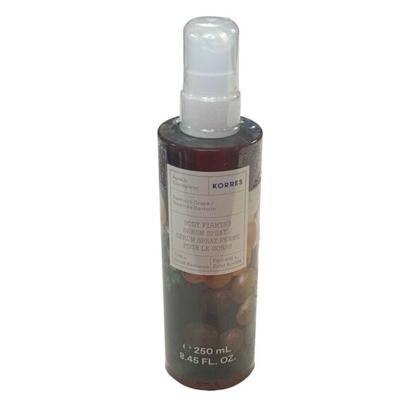 Korres SANTORINI GRAPE Body Firming Serum Spray raisin de santorin SEALED RARE - Picture 1 of 8